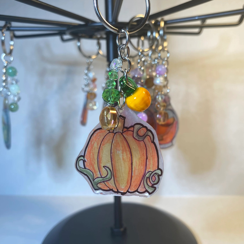 Pumpkin Chain Keychain