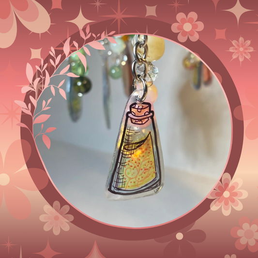 Sunny Tulips Potion Keychain