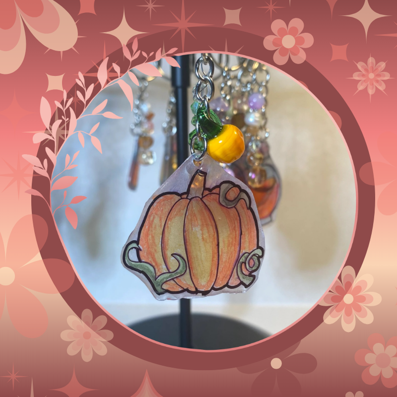 Pumpkin Chain Keychain