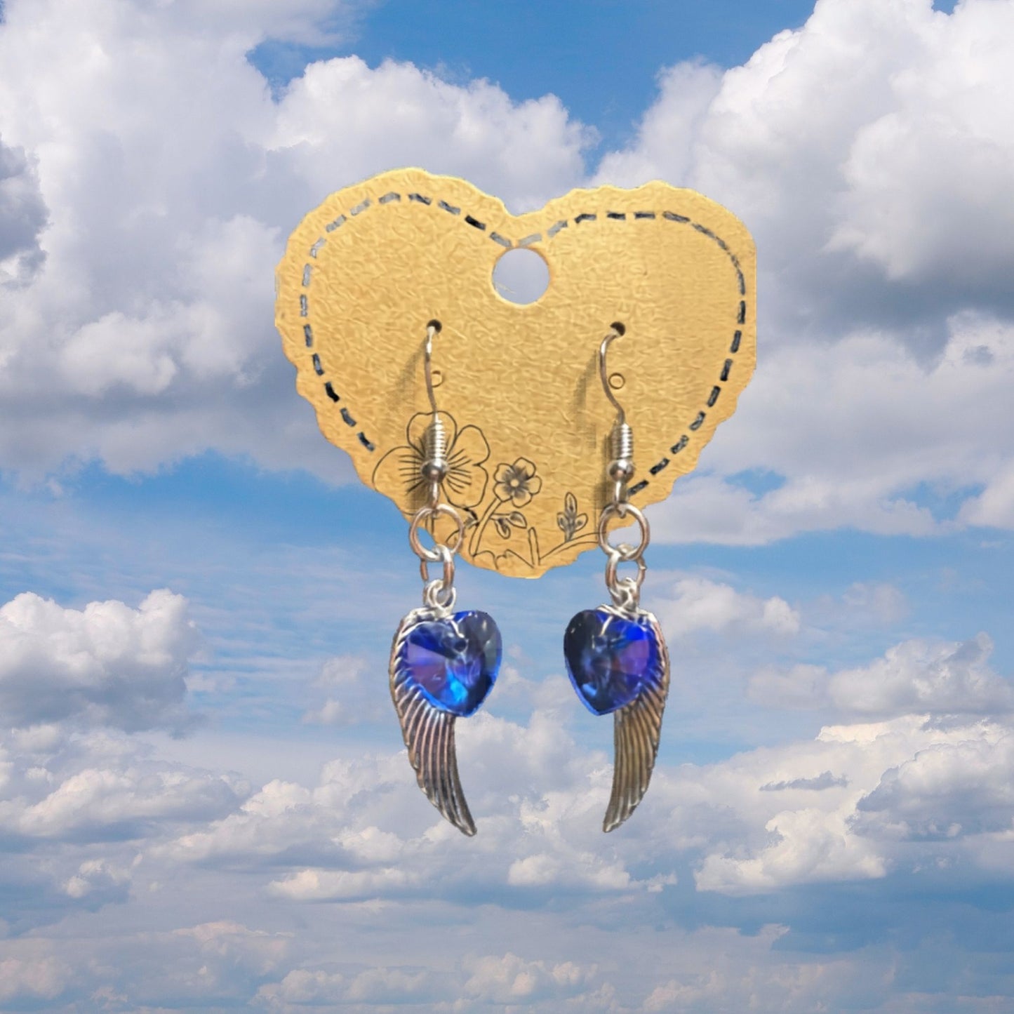 Winged Hearts Earrings