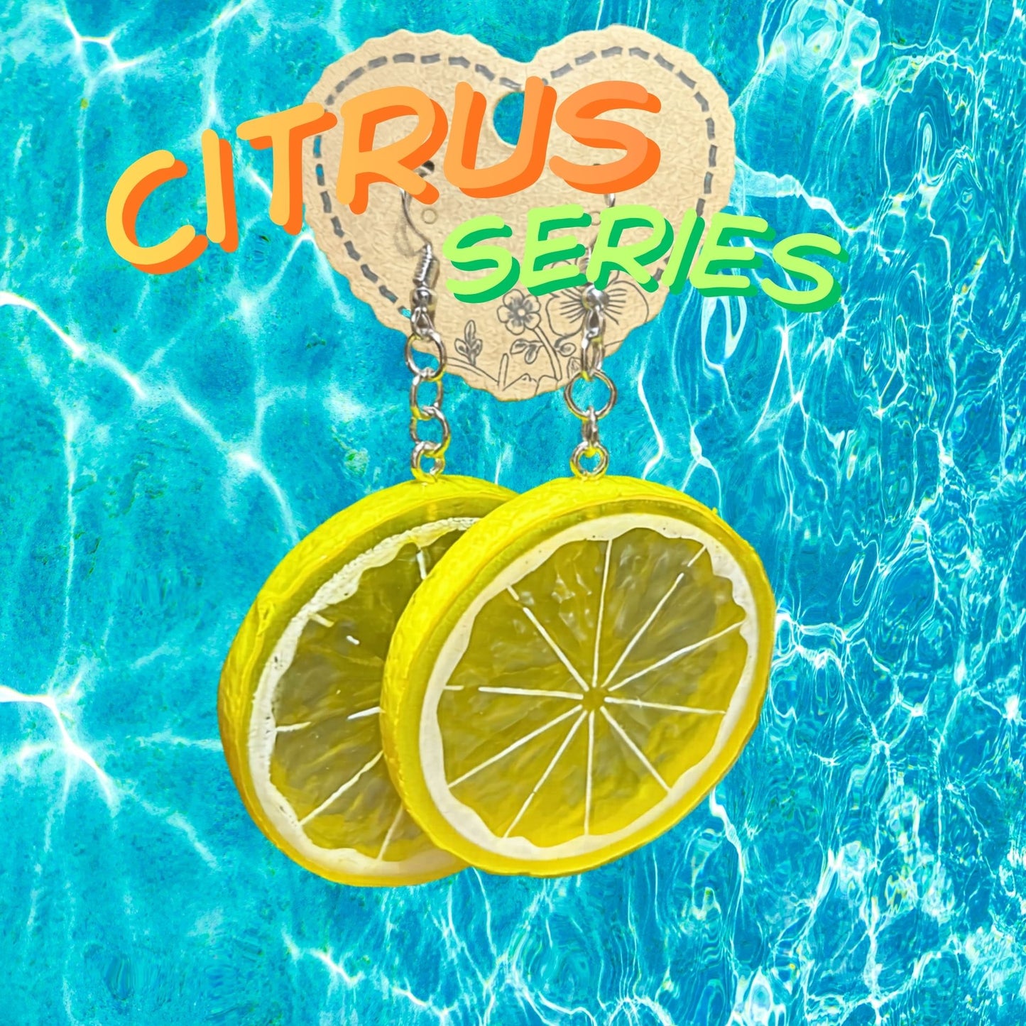 Lemon Slice Earrings