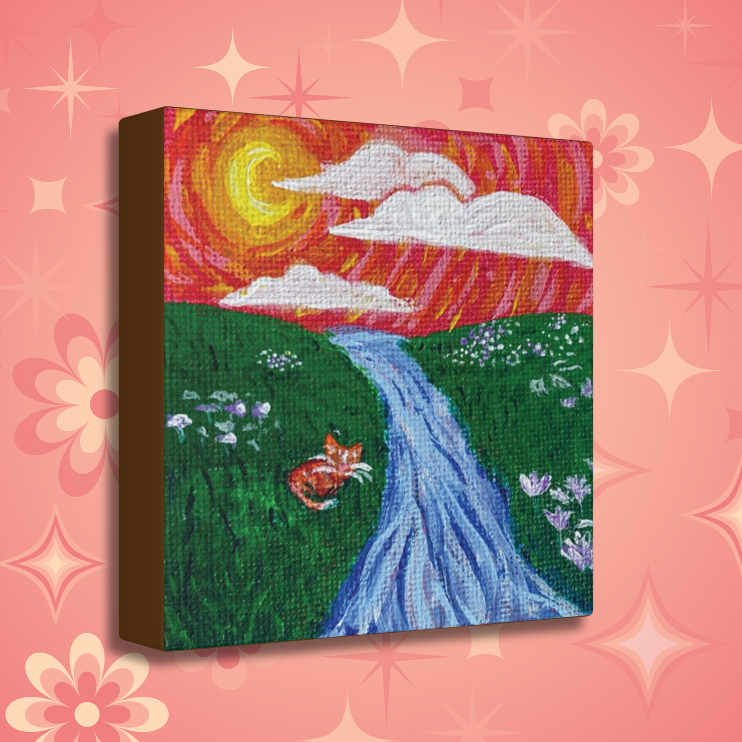 Spring Stream Canvas Print