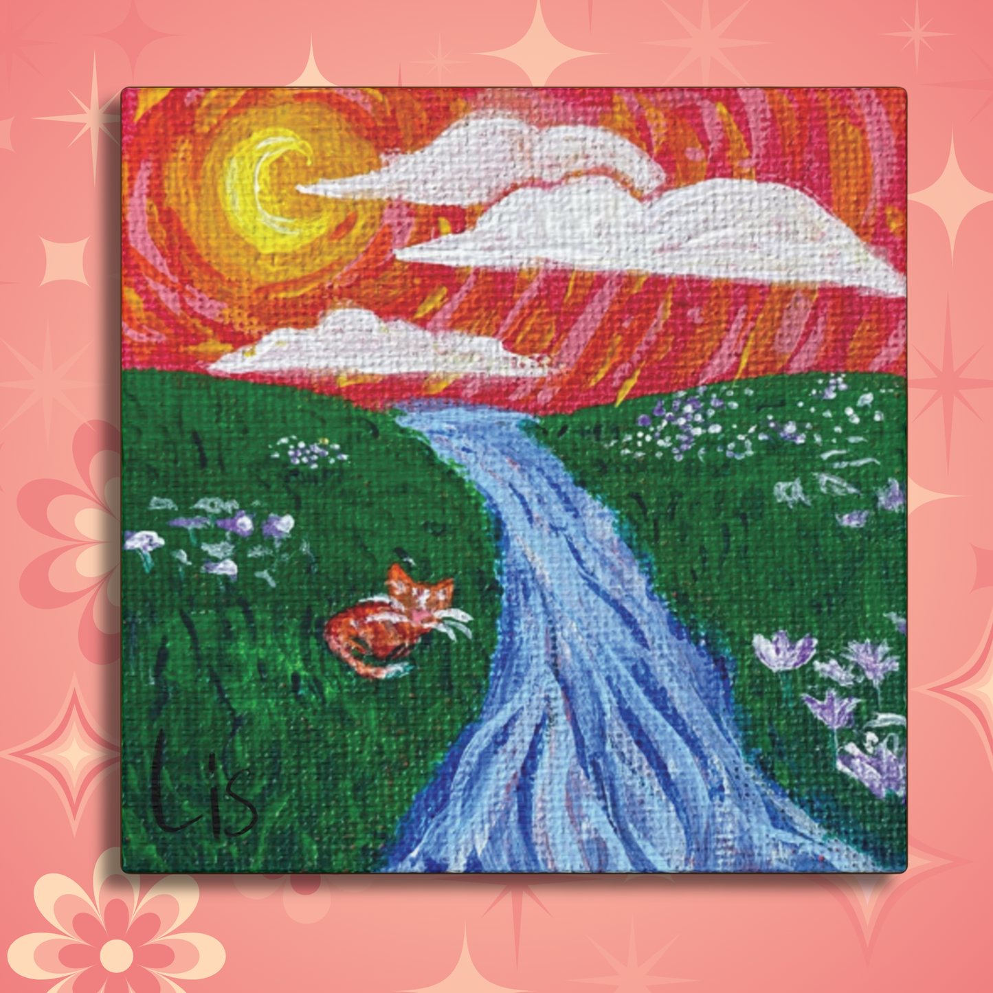Spring Stream Canvas Print