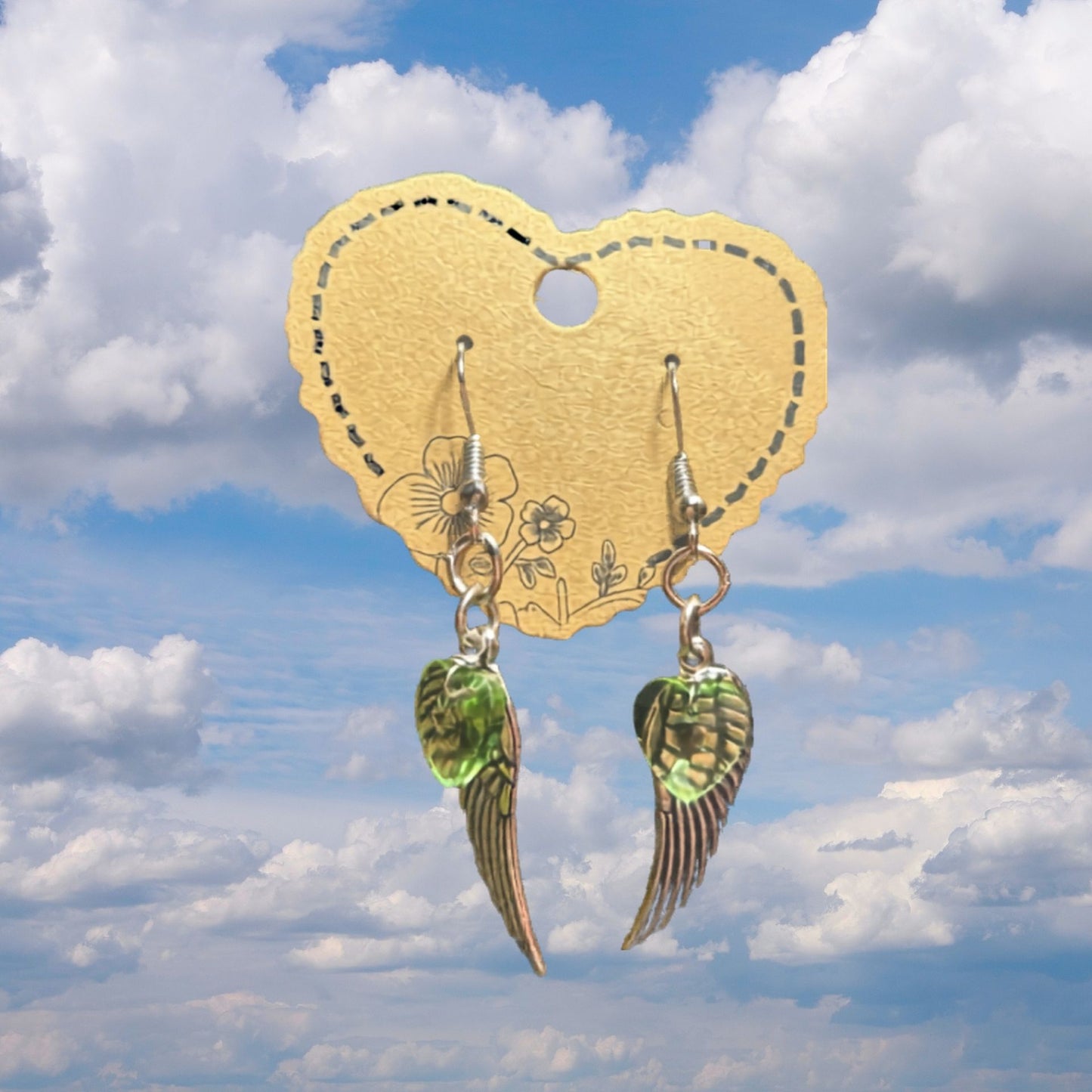 Winged Hearts Earrings