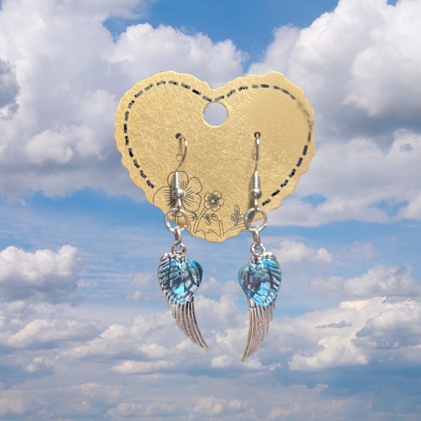 Winged Hearts Earrings